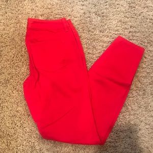 Women’s Limited Denim Red Skinny Jeans